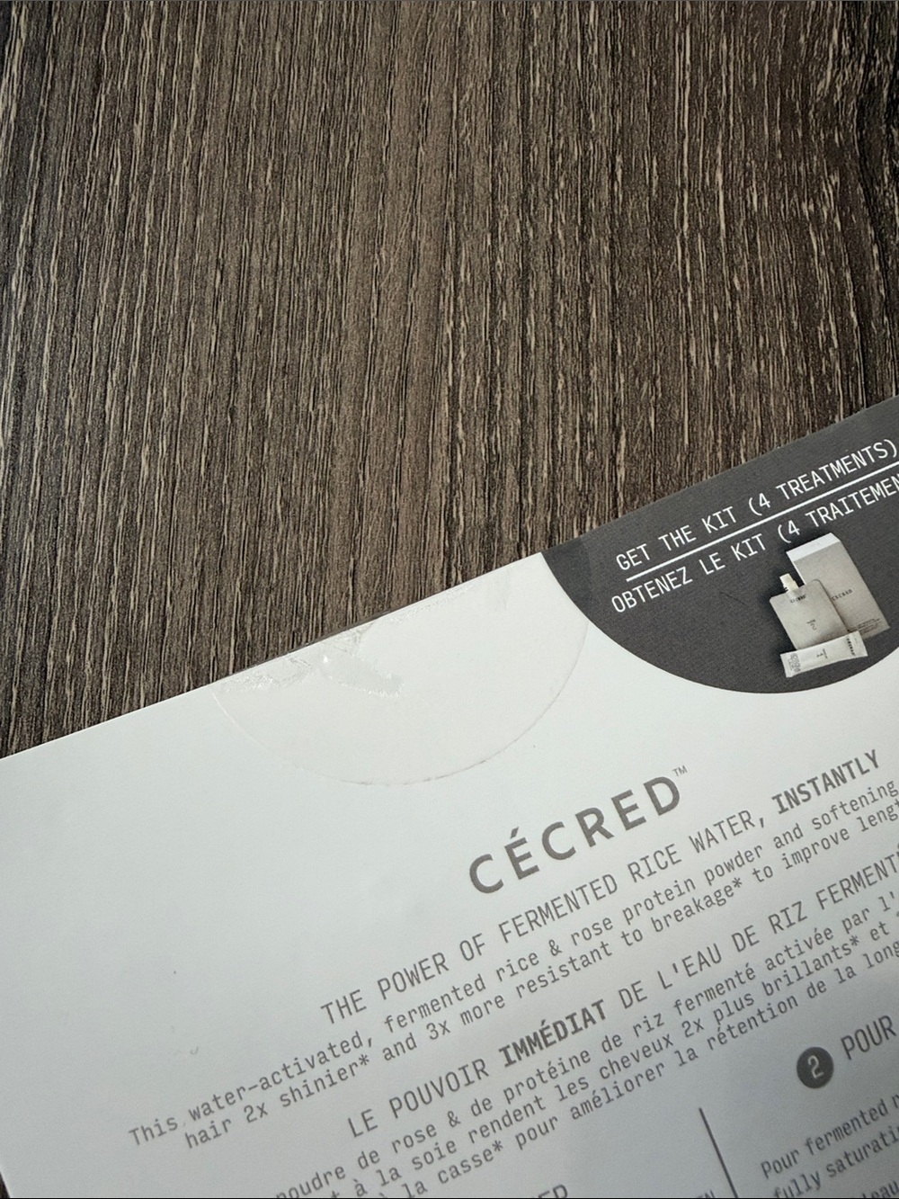 ❤️$7 NWT Cecred Fermented Rice & Rose Protein Ritual Sampler - Picture 3 of 3